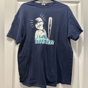 ‘I talk to BUFFALOES!” Seattle Mariners Baseball Graphic Tee